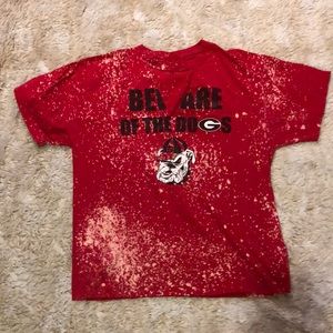 Distressed Bleached UGA shirt